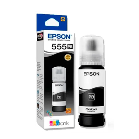TINTA EPSON T555120 L8180 L8160 Pigment Black Ink
