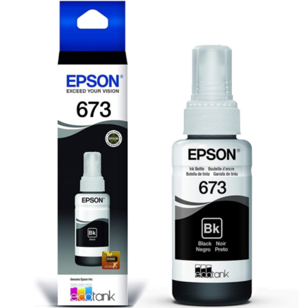 TINTA EPSON T6731 NEGRO PARA SISTEMA L800