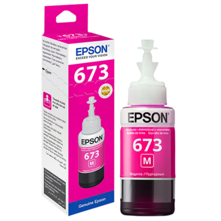 TINTA EPSON T6733 MAGENTA PARA SISTEMA L800