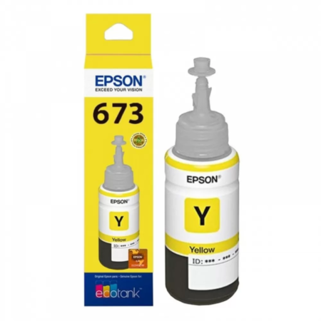 TINTA EPSON T6734 YELLOW PARA SISTEMA L800