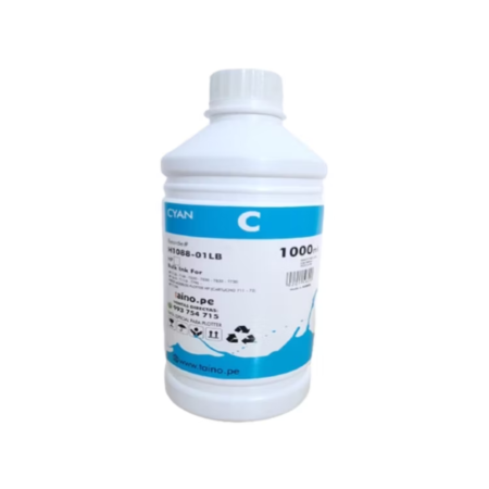 TINTA TREONES HP 1LITRO CYAN