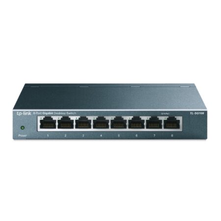 SWITCH TP-LINK TL-SG108 8P 10-100-1000 Mbps RJ45 DESKTOP