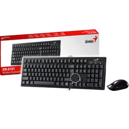 TECLADO Y MOUSE GENIUS KM-8101 WIRELESS NEGRO