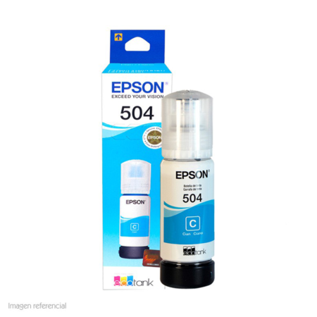 TINTA EPSON 504 CYAN