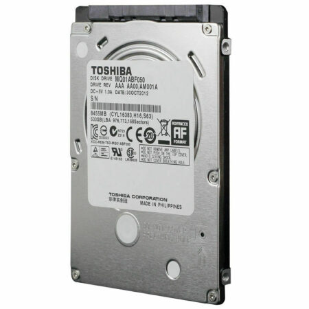 DISCO DURO PARA LAPTOP TOSHIBA SATA 500GB 7.2mm slim