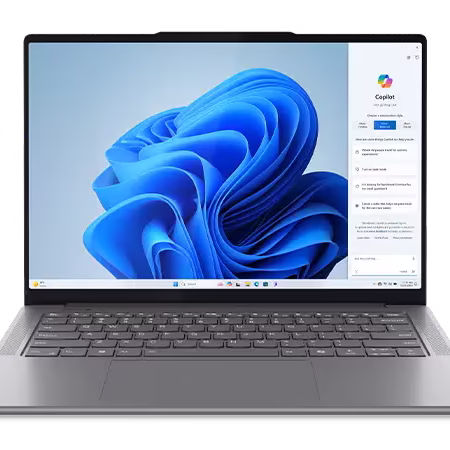 LAPTOP Lenovo YOGA PRO 7 14AHP9 AMD Ryzen™ 7 8845HS 1TB SSD 16GB 14.5' (2560x1600) 90Hz TOUCH WIN11 Pro NVIDIA® RTX 3050 6GB LUNA GRAY 1Y 83E3X002US